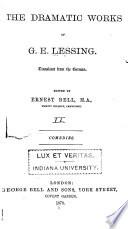 The Dramatic Works of G. E. Lessing: Comedies