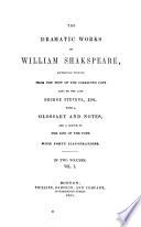 The Dramatic Works of William Shakspeare