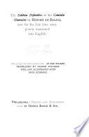 The édition définitive of the Comédie humaine: The quest of the absolute