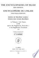 The Encyclopaedia of Islam