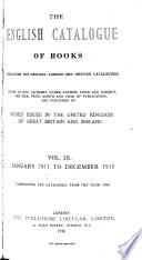 The English Catalogue of Books