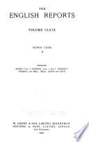 The English Reports: Crown cases (1743-1865)