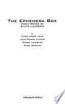The Ephemera Box