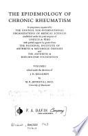 The Epidemiology of Chronic Rheumatism