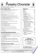 The Forestry Chronicle