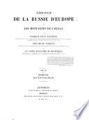 The Geology of Russia in Europe and the Ural Mountains. Geologie de la Russe D'Europe Et Des Montagnes de L'Oural