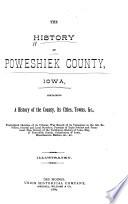 The History of Poweshiek County, Iowa