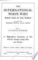 The International Who's who