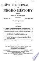 The Journal of Negro History