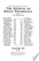 The Journal of Social Psychology