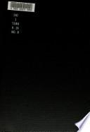 The Journal of the College of Science, Imperial University of Tōkyō, Japan