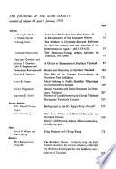 The Journal of the Siam Society