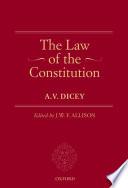 The Law of the Constitution