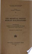 The Medieval French Roman D'Alexandre ...