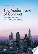 The Modern Law of Contract