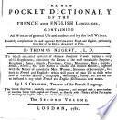 The new pocket-dictionary of the French and English languages