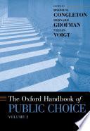 The Oxford Handbook of Public Choice, Volume 2
