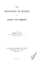 The Philosophy of History in France and Germany