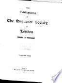 The Publications of the Huguenot Society of London