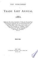 The Publishers' Trade List Annual