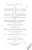 The Revised Civil Code of the State of Louisiana