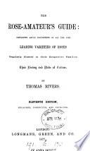 The rose amateur's guide