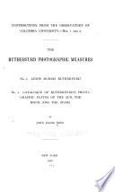 The Rutherfurd Photographic Measures
