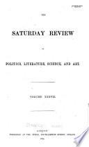 The Saturday Review of Politics, Literature, Science and Art