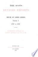 The Scots Revised Reports