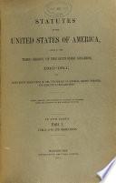 The Statutes at Large, the United States from ...