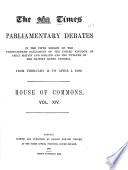 The Times Parliamentary Debates