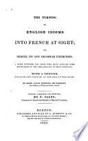 The Turning of English Idioms Into French at Sight