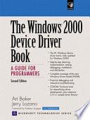 The Windows 2000 Device Driver Book