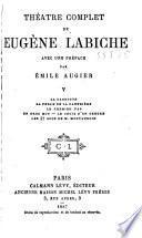 Théâtre complet de Eugène Labiche