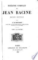 Théâtre complet de Jean Racine