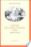 Théâtre de l'Opéra-Comique Paris