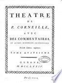 Théâtre de P. Corneille