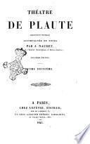 Theatre de Plaute traduction nouvelle accompagnee de notes par J. Naudet