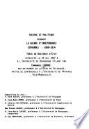 Théatre et politique pendant la Guerre d'indépendance espagnole
