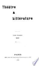 Théâtre & littérature
