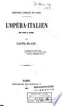 Théatres lyriques de Paris