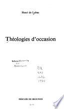 Théologies d'occasion