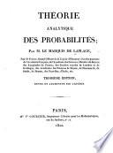 Théorie analytique des probabilités