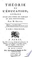 Théorie de l'éducation