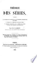 Théorie des séries, etc