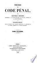 Théorie du code pénal