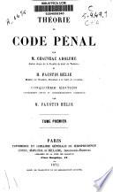 Théorie du code pénal