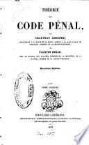 Théorie du code pénal