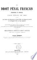 Théorie du Code penal par Ad. Chauveau et F. Hélie