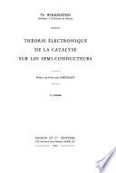 Théorie électronique de la catalyse sur les semi-conducteurs